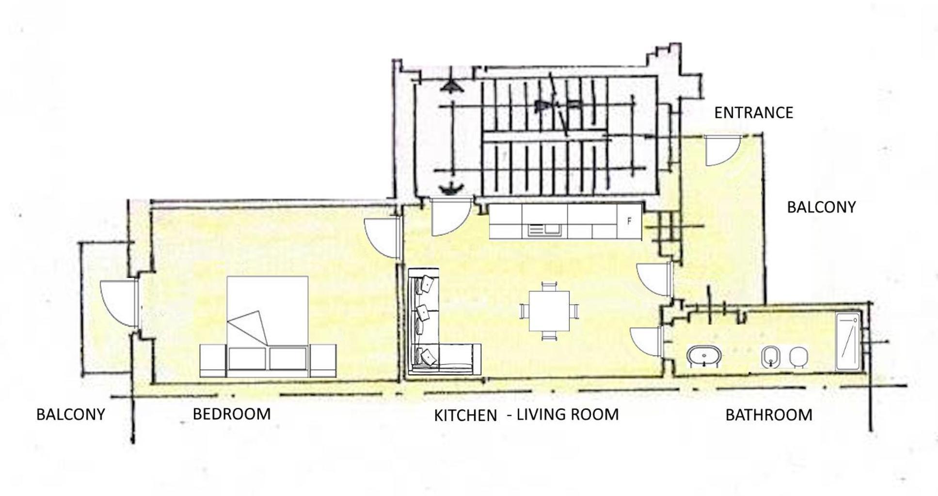 Apartamento Tania House, Metro Italia 61 *
